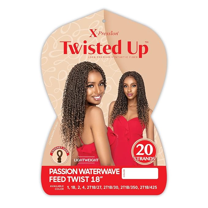 Outre X-Pression Waterwave Feed Twist 18"