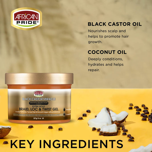 African Pride Braid, Loc & Twist Gel