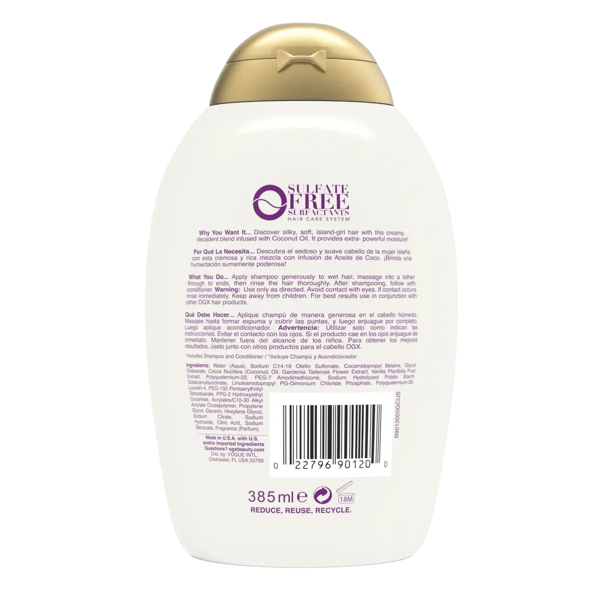 OGX Damage Remedy+ Coconut Miracle Oil Shampoo