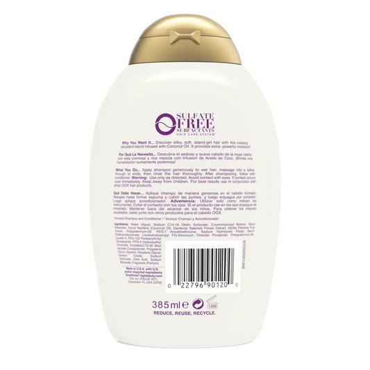 OGX Damage Remedy+ Coconut Miracle Oil Shampoo