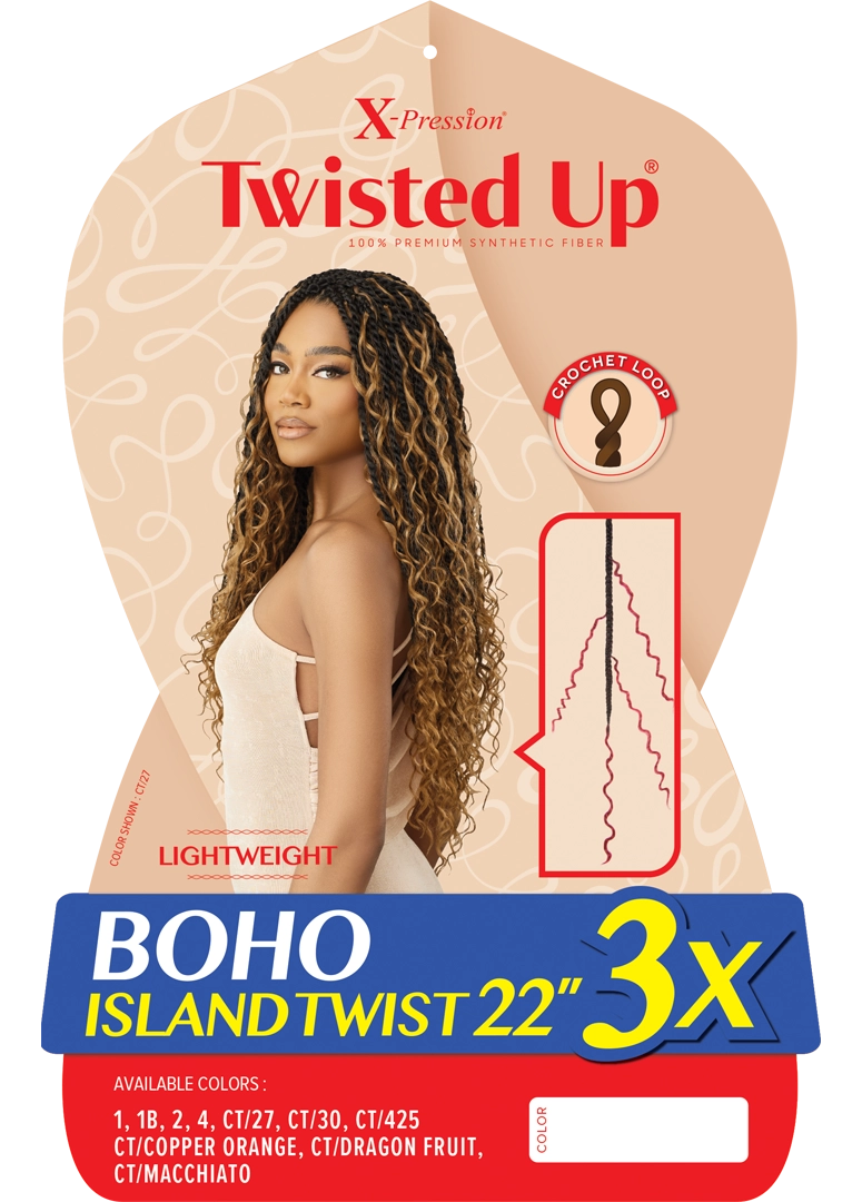 Outre Boho Island Twist 22 3X