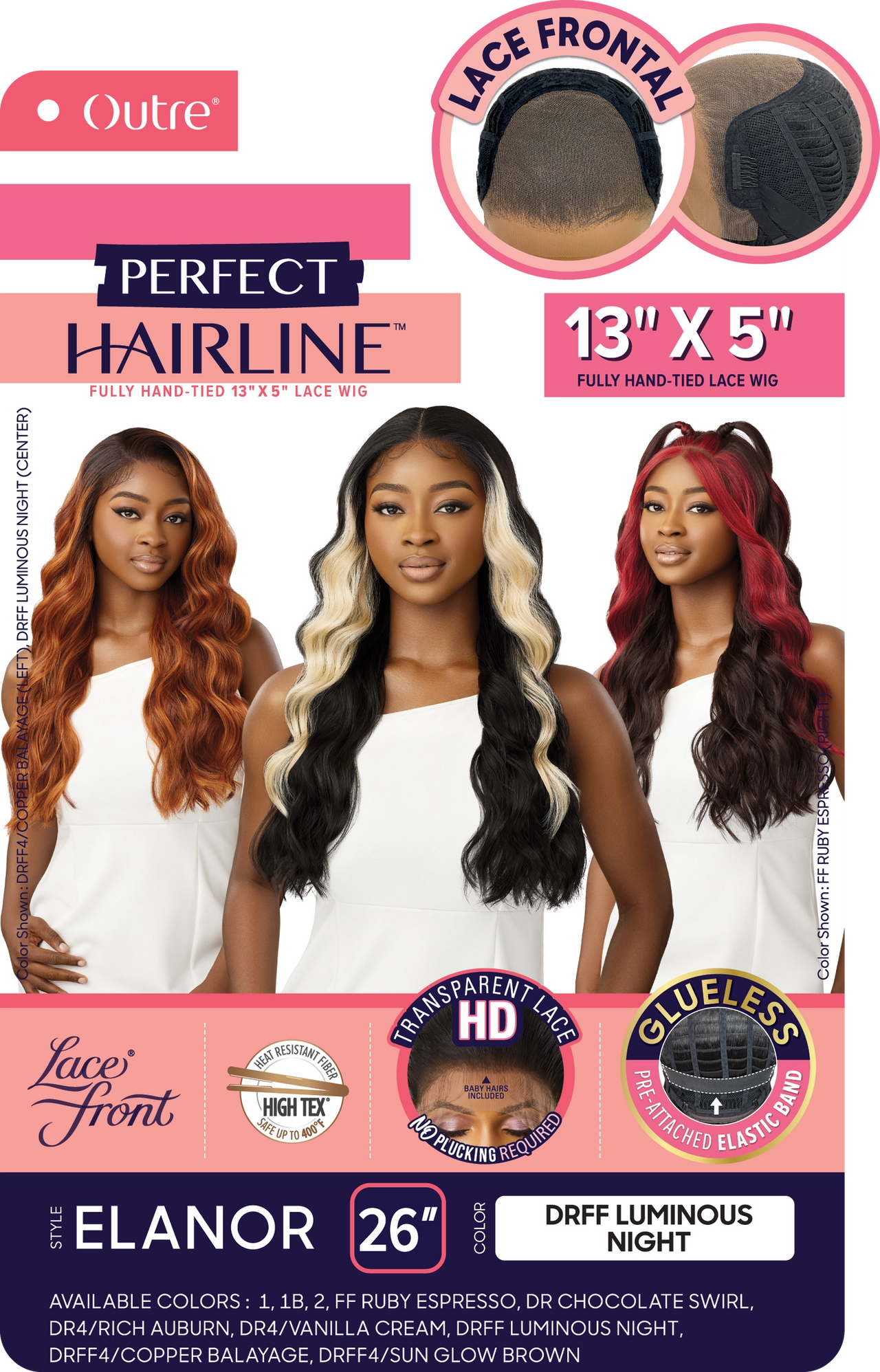 Outre Perfect Hairline Synthetic 13x5 Lace Frontal Wig - ELANOR