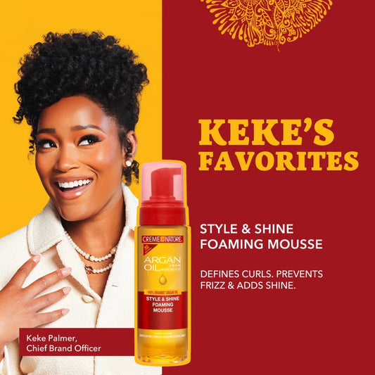 Crème of Nature Style & Shine Foaming Hair Mousse