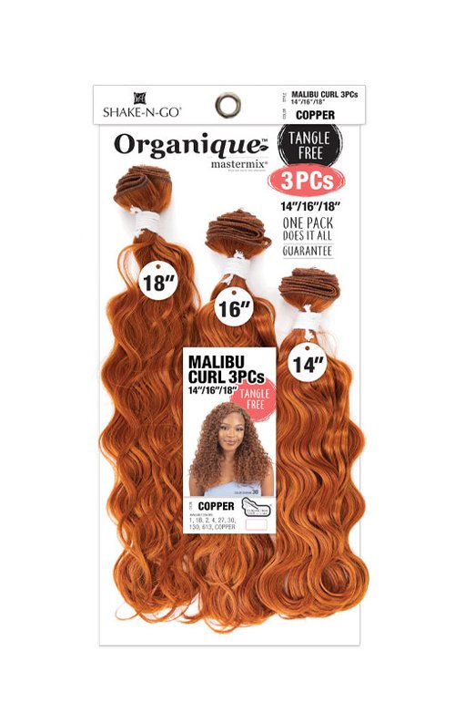 Shake-N-Go Organique - Malibu Curl 3pcs (14"/16"/18")