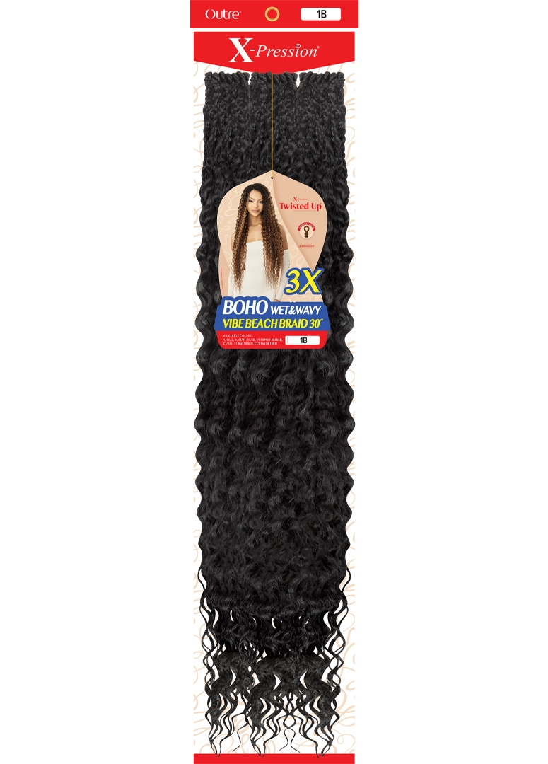 Outre Boho Wet & Wavy Vibe Beach Braid 30" 3X