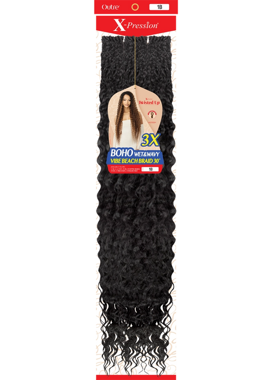 Outre Boho Wet & Wavy Vibe Beach Braid 30" 3X