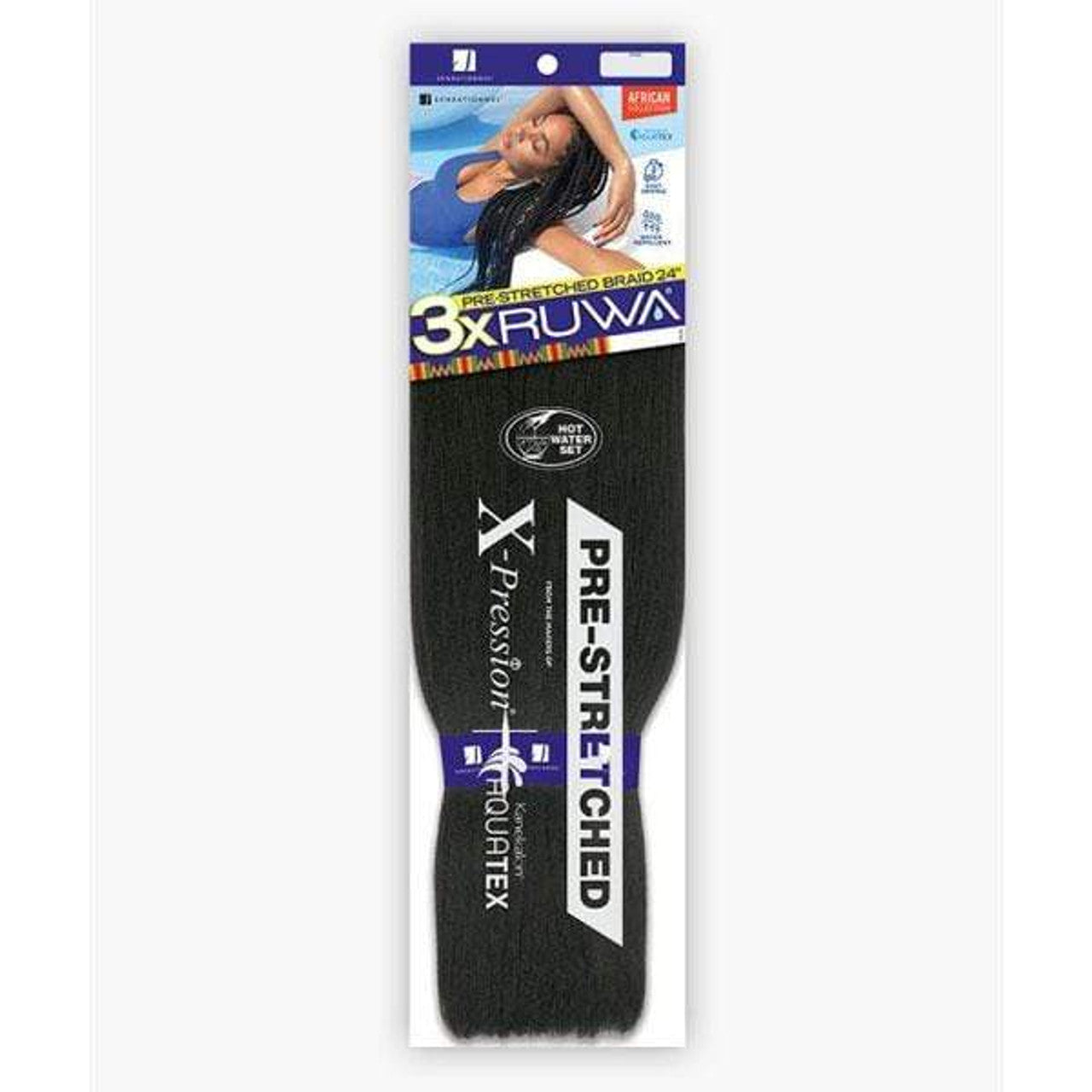 Sensationnel African Collection 3x RUWA Pre-Stretched Braid 24"