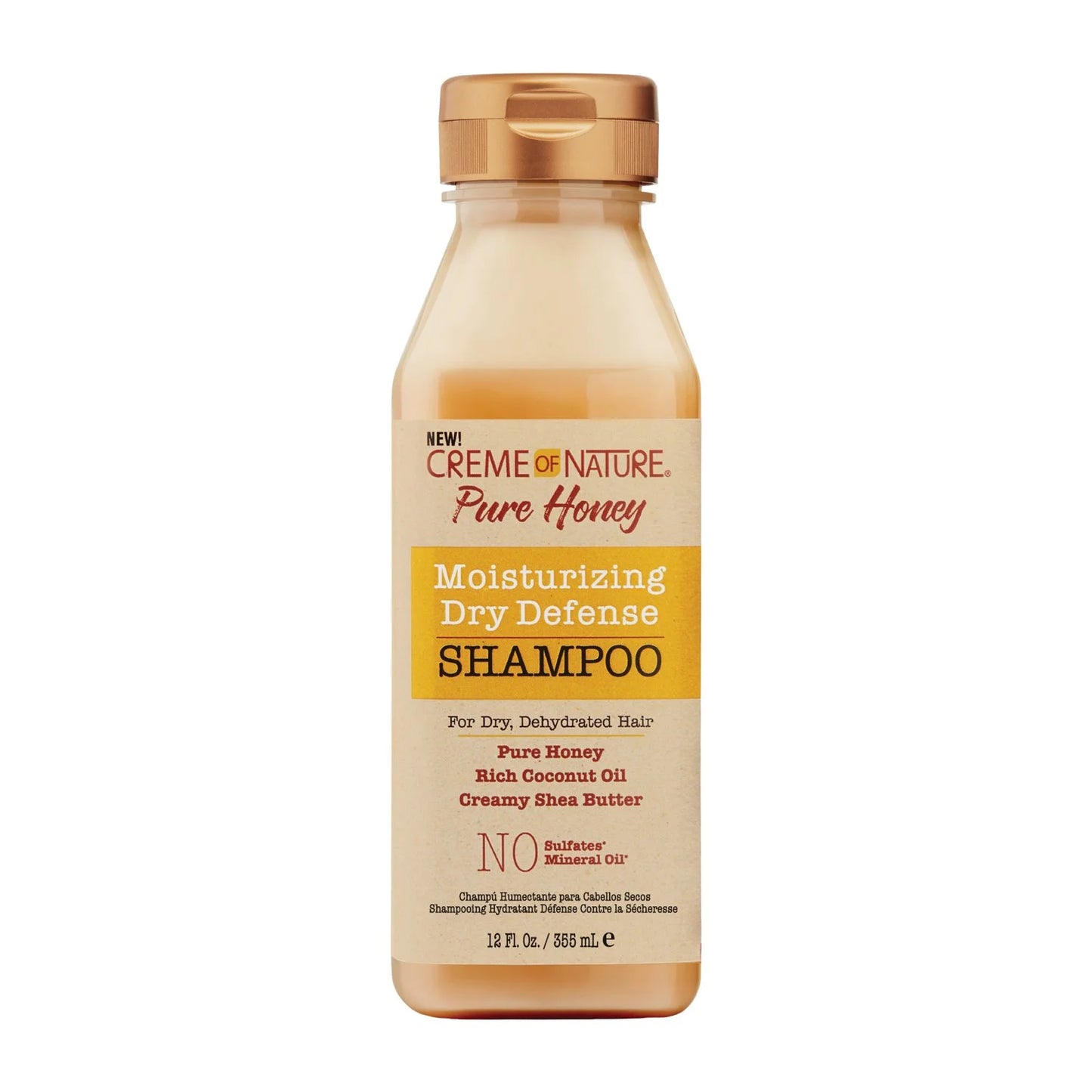 Creme of Nature Pure Honey Moisturizing Dry Defense Shampoo for Dry Hair