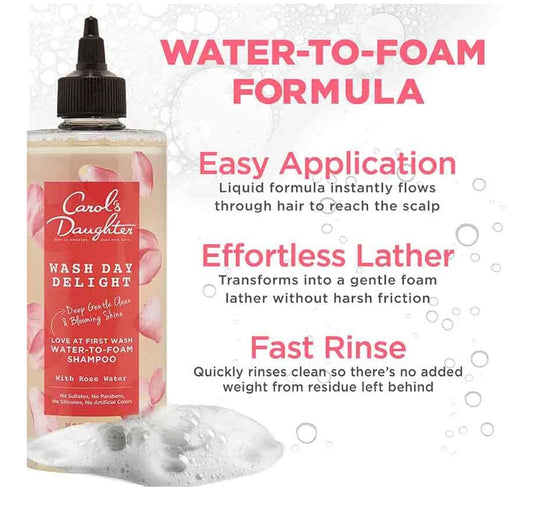 Carol’s Daughter Wash Day Delight Water-To-Foam Shampoo with Rose Water