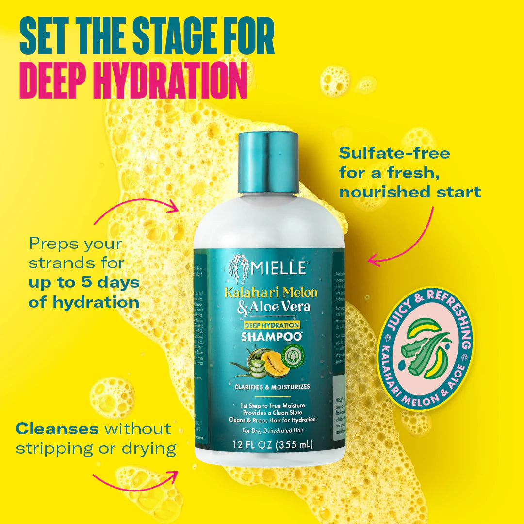 Mielle Kalahari Melon & Aloe Vera Deep Hydration Shampoo