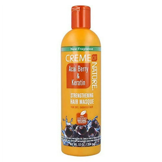 Crème of Nature Açaí Berry & Keratin Strengthening Hair Masque