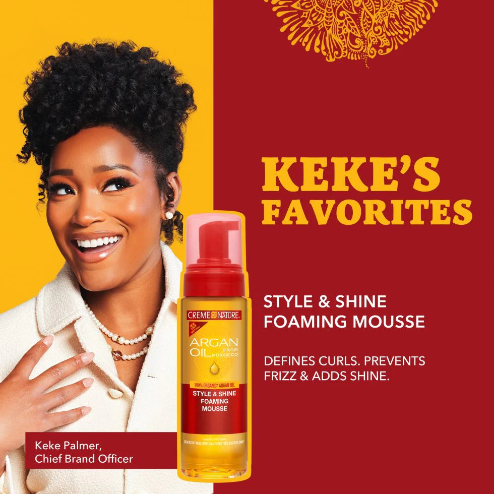 Crème of Nature Style & Shine Foaming Hair Mousse