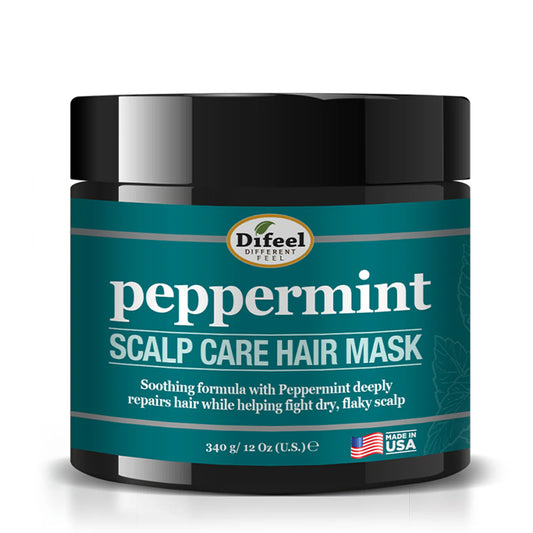 DIFEEL PEPPERMINT SCALP CARE HAIR MASK 12 OZ.