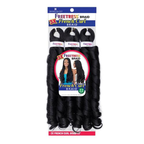 Shake-N-Go Freetress 3x French Curl Braid 22"