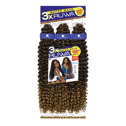 Sensationnel 3x Ruwa Water wave 18"